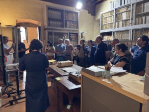 La visita all'Archivio di Stato
